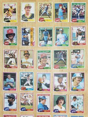 Vintage Lot of 681 1981 Topps MLB Baseball Cards W/36 HALL OF FAMERS